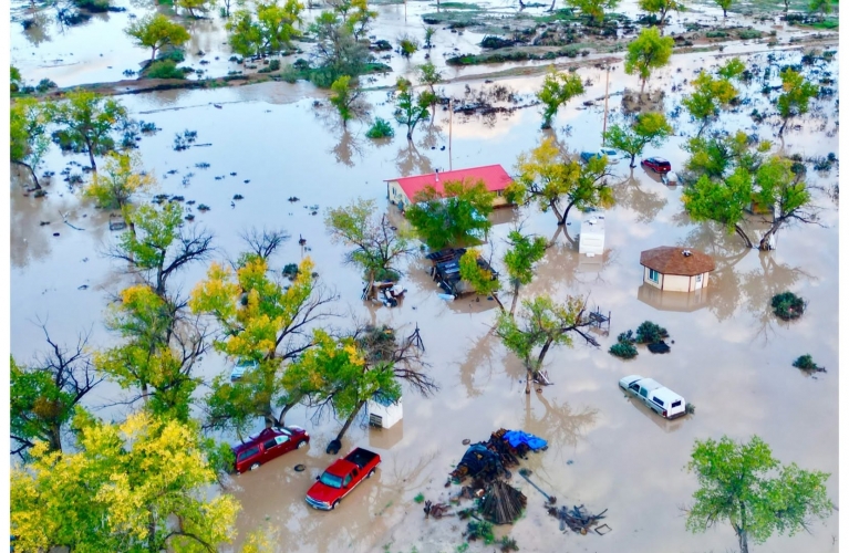 Flooding in the Bluff area. David Kartchner photo