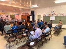 Members of the San Juan School Board met at La Sal Elementary as part of their October meeting. Photo from the La Sal Elementary Facebook group