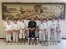 Victory Martial Arts Monticello brought home a host of awards and accolades from the United States Karate Alliance World Championships and finished ninth in the nation in their first competitive season. Members of the team include: (top row, left to right) Jaylynn Mooneyhan, Taylynn Christensen, Tina Christensen, Ben Christensen, Cael Christensen, Michelle Trevizo, Vic Mooneyhan, Dillon DeMille, Daniel DeMille.  Bottom: Grace Bushore, Skyler Mooneyhan, Carol Van Steeter, Sensei Mark Colgan, and Jill Pearson